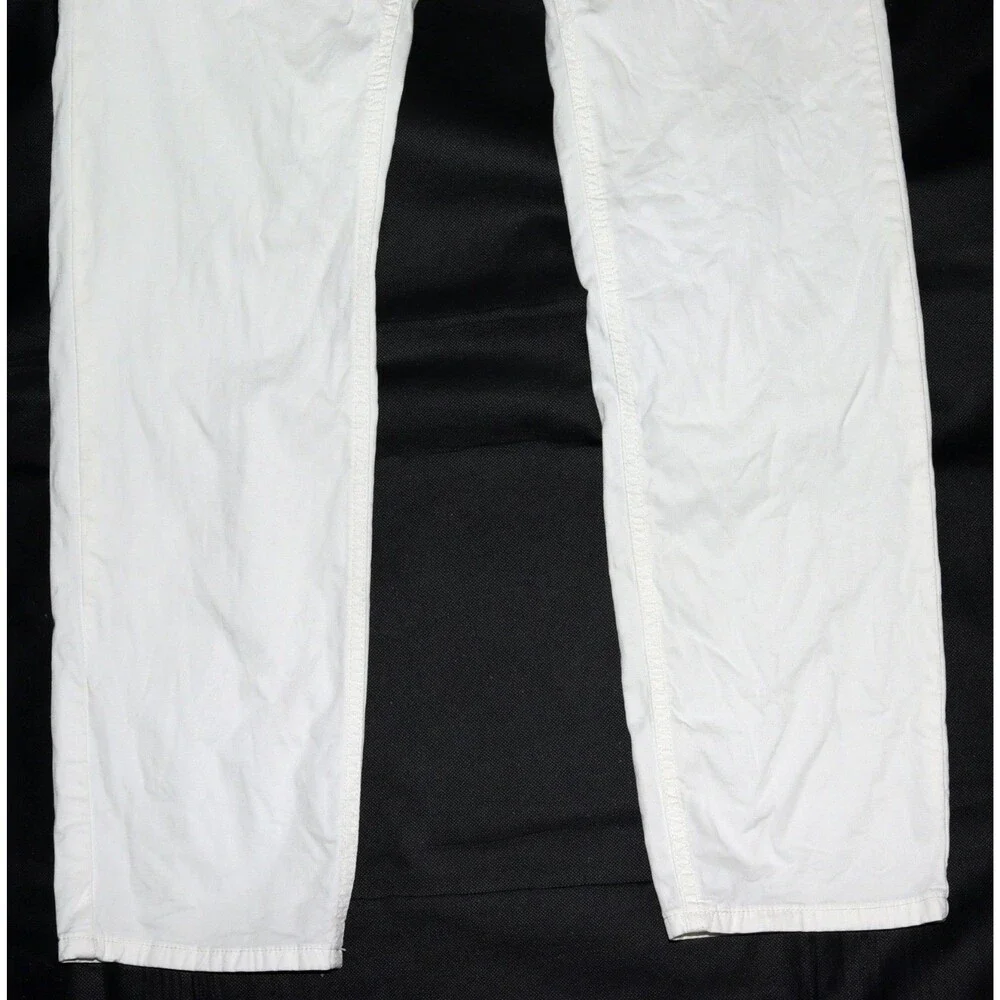 Peter Millar Crown Crafted Wayfare Men's Almond White Trousers Pants Size 33/32